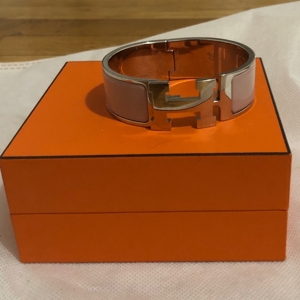 Pale Pink Hermès Cuff SOLD